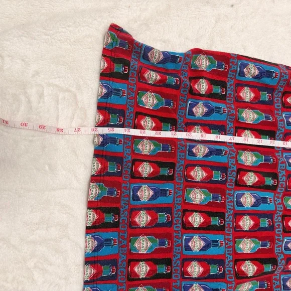 Vintage 90s Tabasco Brand Sportswear All-Over Print Polo Shirt Menβs L - Picture 9 of 9